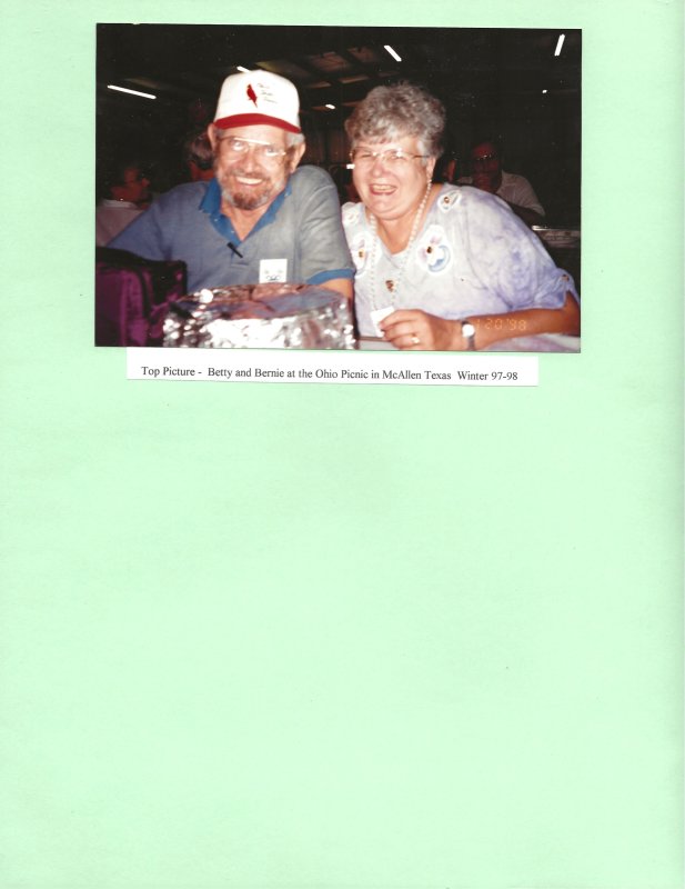 Betty and Bernie happy in Winter 1997-1998