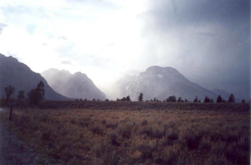 View of the Grand Teton Mountains 2002