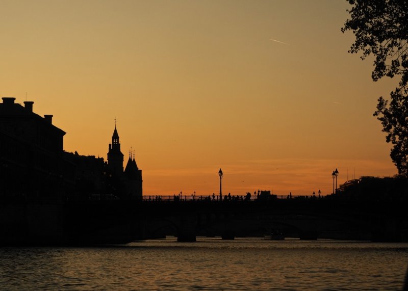 Sunset on the Seine