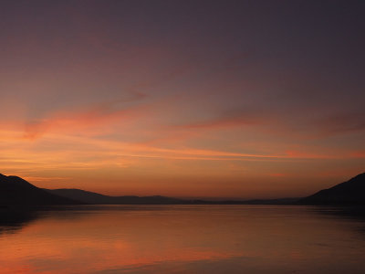 Sunset over Carlingford Lough