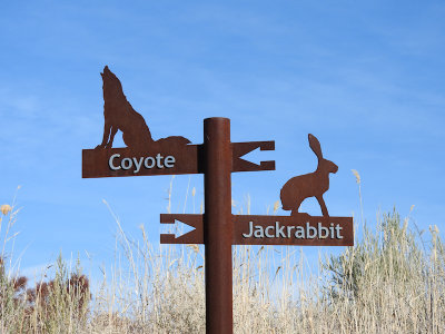 Trail Signage at Corn Creek (Desert NWR Field Station)