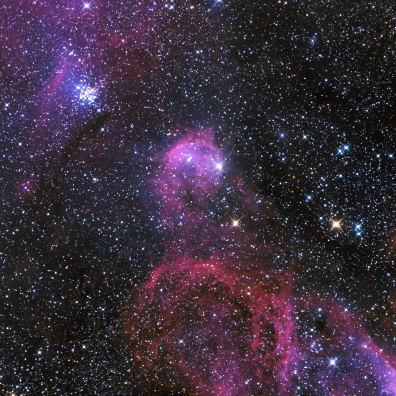 NGC 3324  + 3293