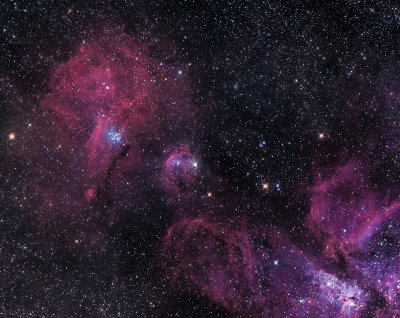NGC 3293, 3324                                        