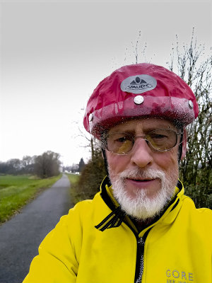 Old fart in the rain