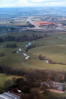 F16-02 1978 View towards M5 and Sandygate with Bishop's Court in the foreground, Exeter