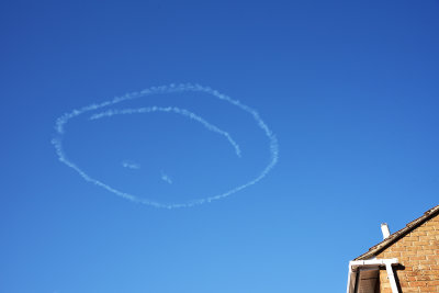 Smiley face over Bristol