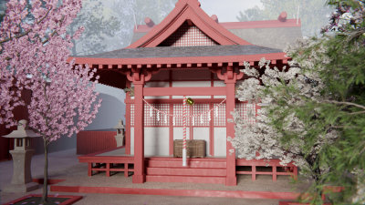 Shinto Shrine Set