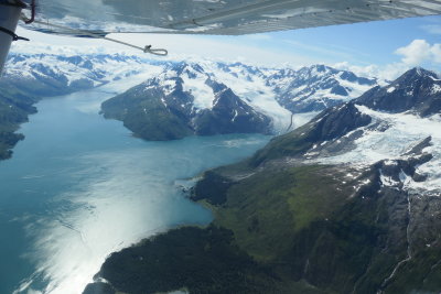 College Fjord and surrounding mountains