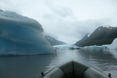 Icebergs and Spencer Glacier