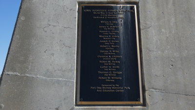 Memorial to Tuskege airmen