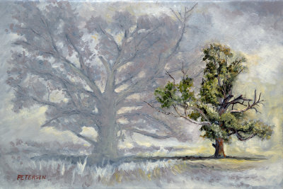 Merry Oak Painting-Smithfield Planation. SOLD