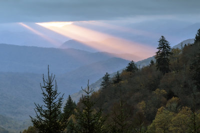 A Break In The Clouds - Oconoluftee View