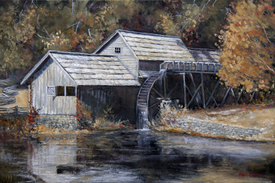 Mabry Mill On The Blue Ridge Parkway In Virginia-SOLD