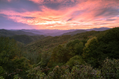 A Blue Ridge Parkway Sunset