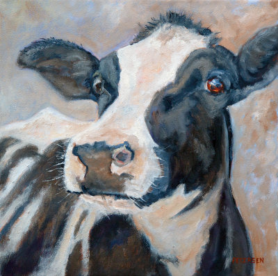 Cow Portrait-SOLD