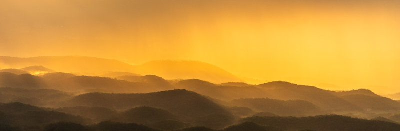 Sunset fron Spur Tree Hill II