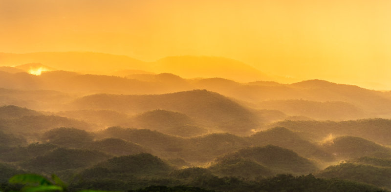 Sunset fron Spur Tree Hill V