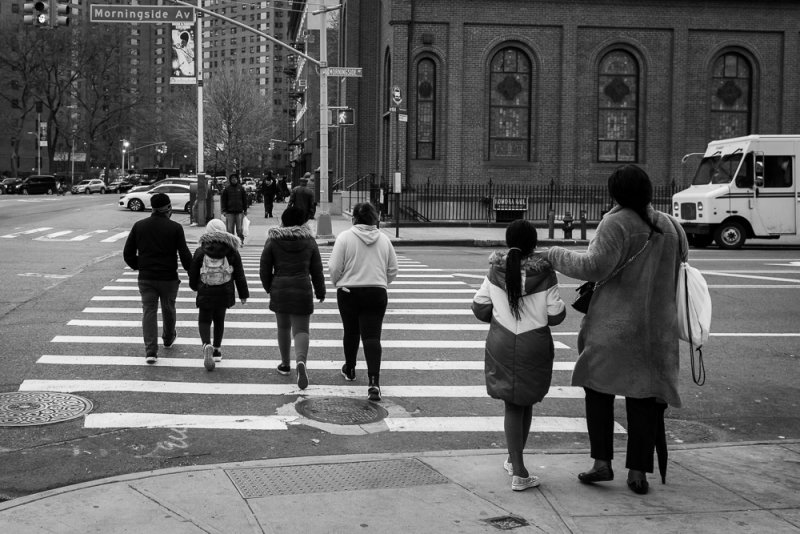 Pedestrians Crossing