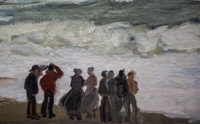 Detail - Claude Monet (Scene in Etretat)