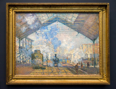 Claude Monet - La gare Saint-Lazare [The Saint-Lazare Station]