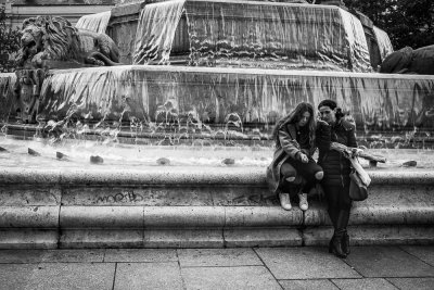 At the Fontaine Saint-Sulpice