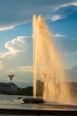 Sunset Fountain