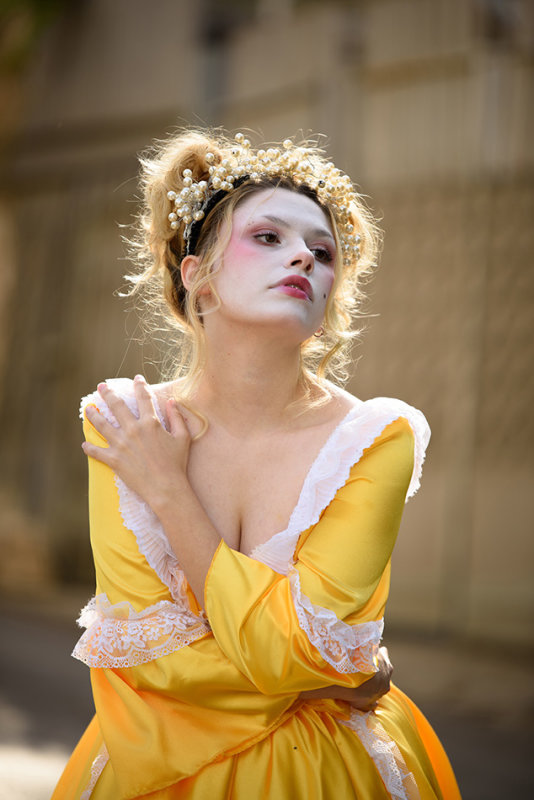 Portrait of a girl in yellow Scene IV