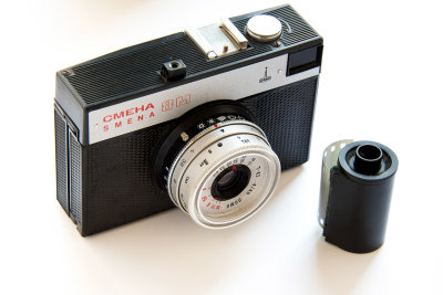 My first camera - Smena 8M. USSR 1970-90 years