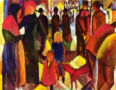 Paintings of Three German Expressionsts