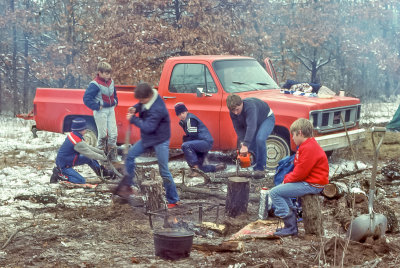 Boy Scouts Winter Campout 1983