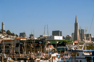 Coit Tower, Fisherman's Wharf, Transamerica Building