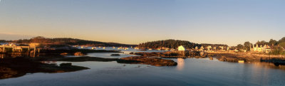 Maine Harbor Panorama