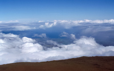 View from top of crater