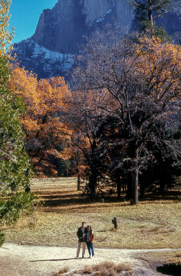 Half Dome in background