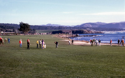 Pebble Beach Golf Course 18th hole
