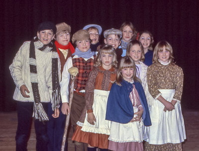 Kids in the cast of Scrooge