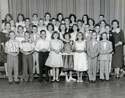 North Lawn 6th Grade 1955 