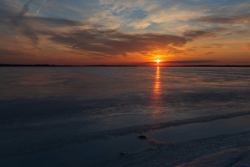 Sunrise on the Bay of Quinte 2020 March 9