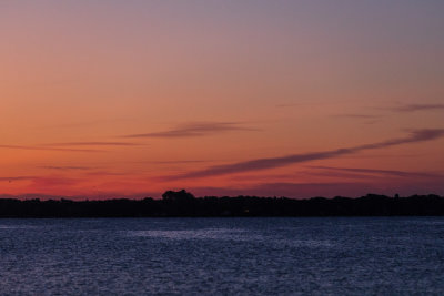 South shore of the Bay of Quinte before sunrise