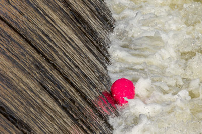 Red Balloon at the bottom of the McLeod Dam