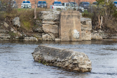 Remains of the Lazier Dam