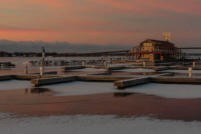Meyers' Pier around sunrise