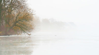 Fog down the Bay of Quinte
