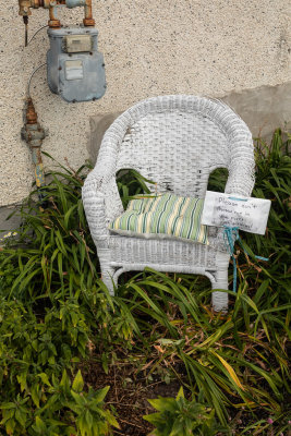 Chair with a message