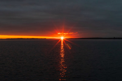 Sunrise over the Bay of Quinte 2021 October 6