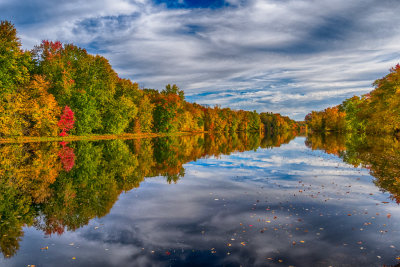 Fall colour along the Moira River