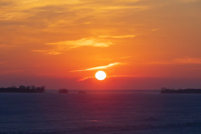 Sunrise across the Bay of Quinte