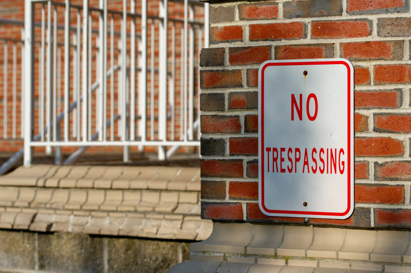No Trespassing