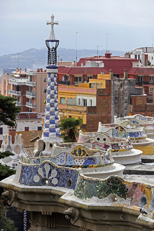 Dcouverte de la ville de Barcelone - Visite du parc Guell