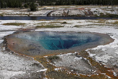 Yellowstone NP - Other pools & springs on Geyser Hill in the area of Old Faithfull